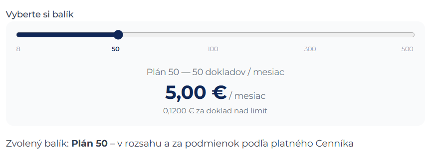 Výber balíka bez nároku na MRP bonus